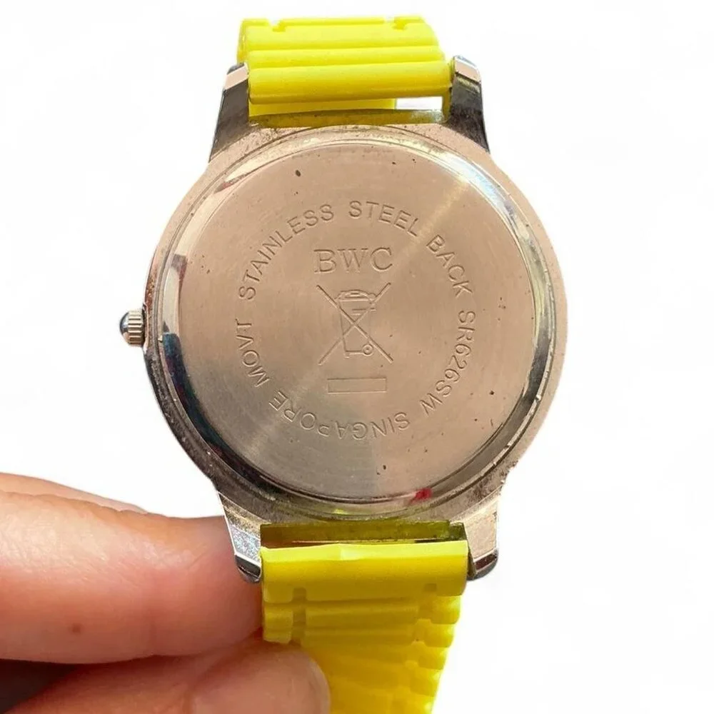 Avon Counting Critters Silicone Watch Stretch Band Yellow‎